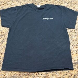 Snap-on Tools Vintage Steel Series Shirt Mens XL Black Muscle Car Graphic Tee